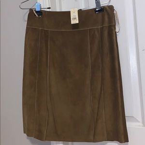 Ann Taylor Suede Skirt